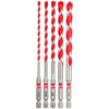 Milwaukee 48-20-9051 - Jeu de 5 forets à percussion en carbure Shockwave Impact Duty™