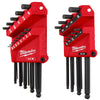 Milwaukee 48-22-2187 22-Key Ball End L-Key Set - SAE/Metric - product view