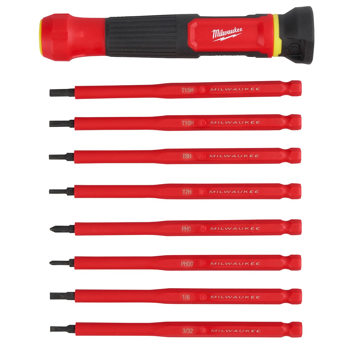 Milwaukee 48-22-2217 8-in-1 1000V Insulated Precision Multi-Bit Screwdriver Set - product view