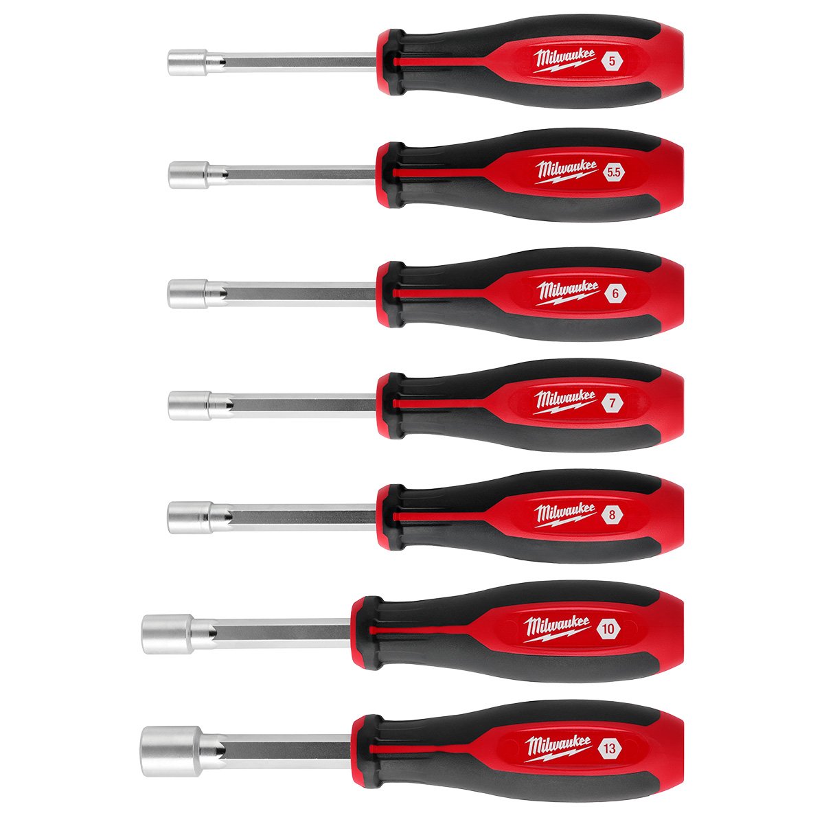Milwaukee 48-22-2548 7pc Metric HollowCore™ Magnetic Nut Driver Set - product view