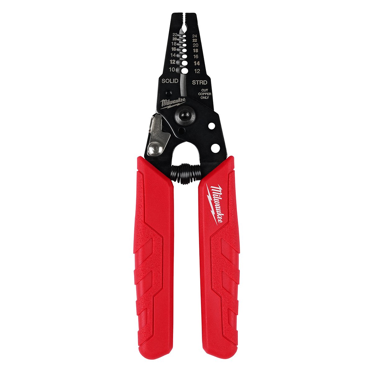Milwaukee 48-22-3044 10-24 AWG Compact Comfort Grip Wire Stripper & Cutter - product view