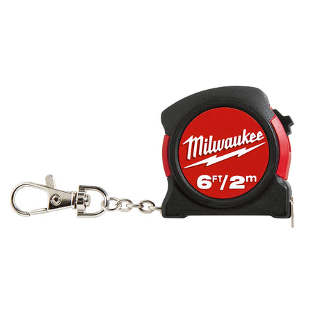 Milwaukee 48-22-5506 6 ft / 2 m Keychain Tape Measure - product view