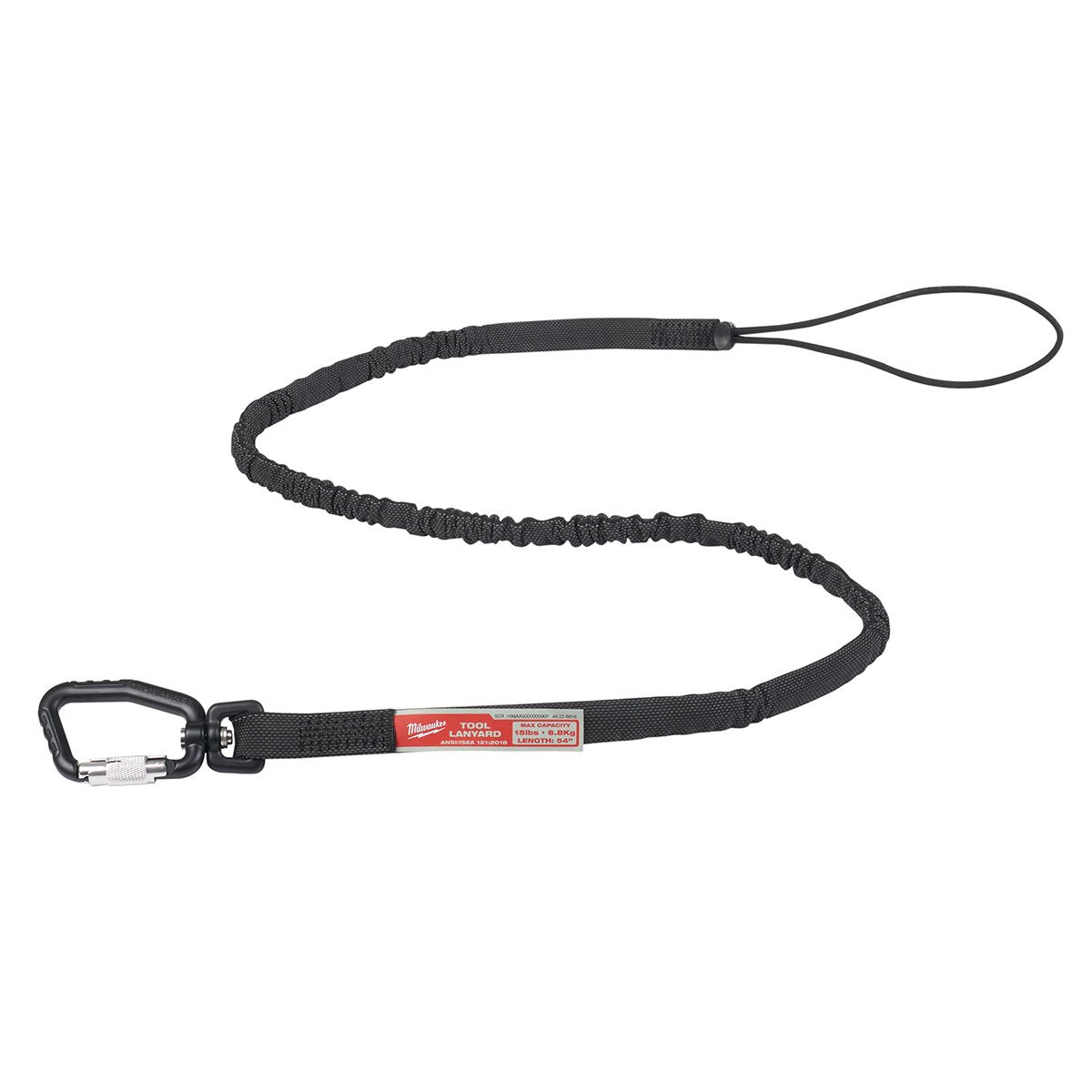 Milwaukee 48-22-8816 15 Lbs. 54 in. Extended Reach Locking Tool Lanyard - product view