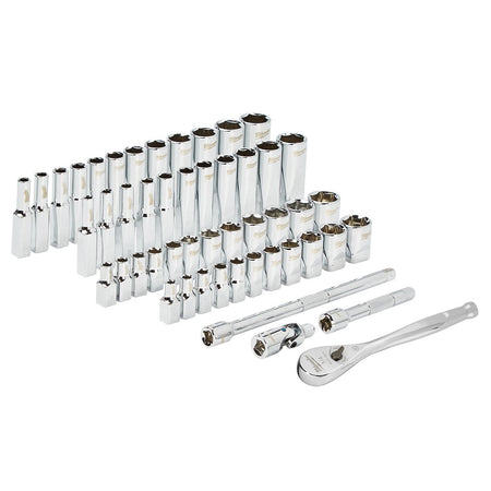 Milwaukee 48-22-9004 1/4 in. Drive 50 pc. Ratchet & Socket Set - SAE & Metric - product view