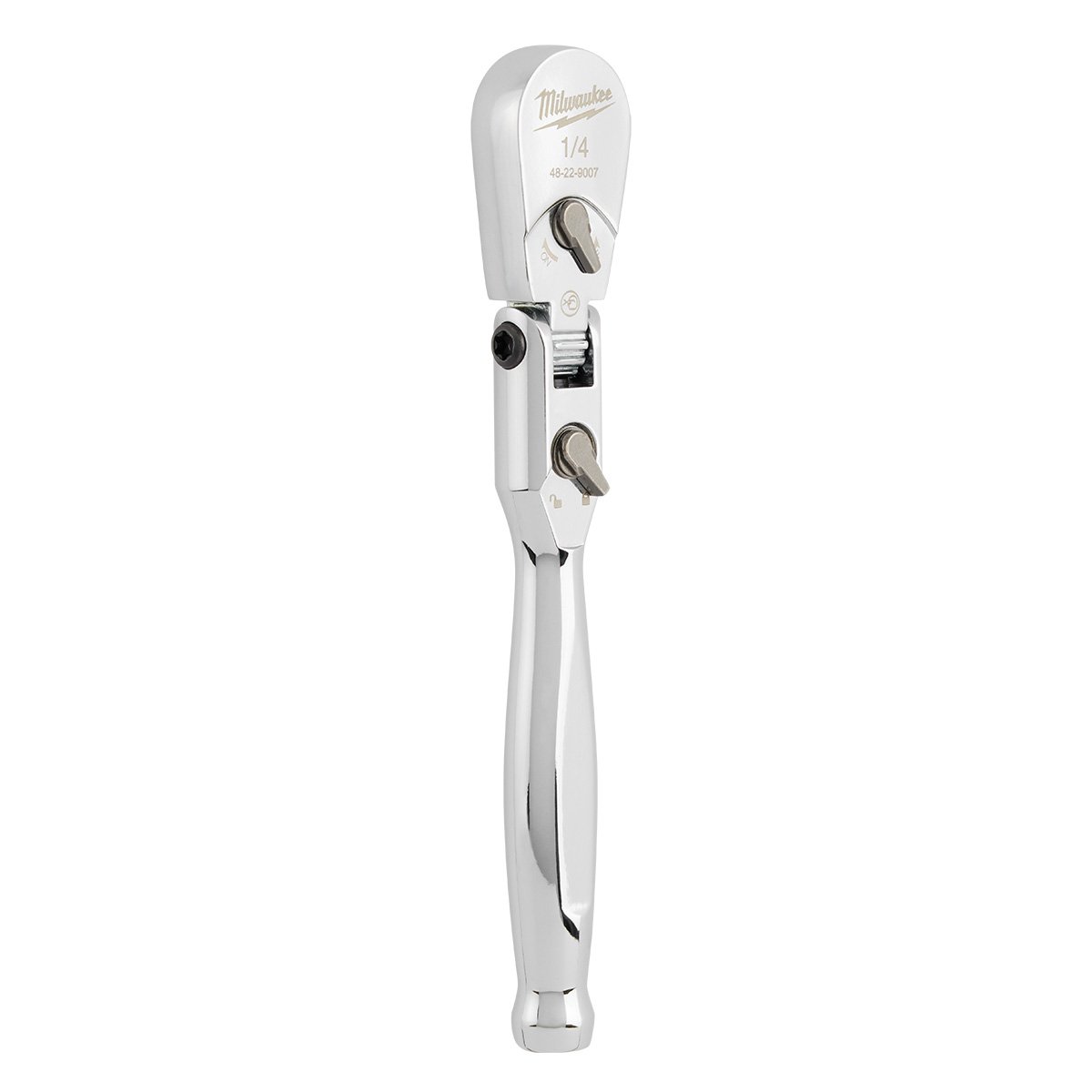 Milwaukee 48-22-9007 1/4" Drive 6" Flex Head Ratchet - product view