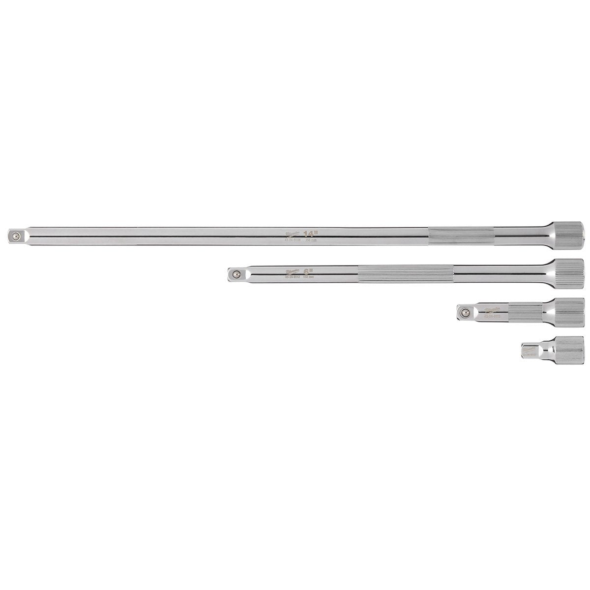 Milwaukee 48-22-9341 4pc 3/8” Drive Extension Set - product view