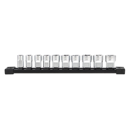 Milwaukee 48-22-9503 10pc 3/8 in. Metric Sockets with FOUR FLAT™ Sides - product view