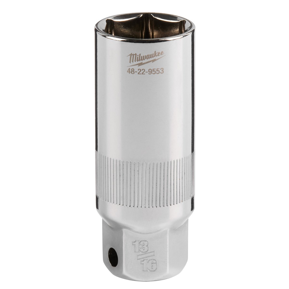 Milwaukee 48-22-9553 3/8" Drive 13/16" Spark Plug Socket - product view