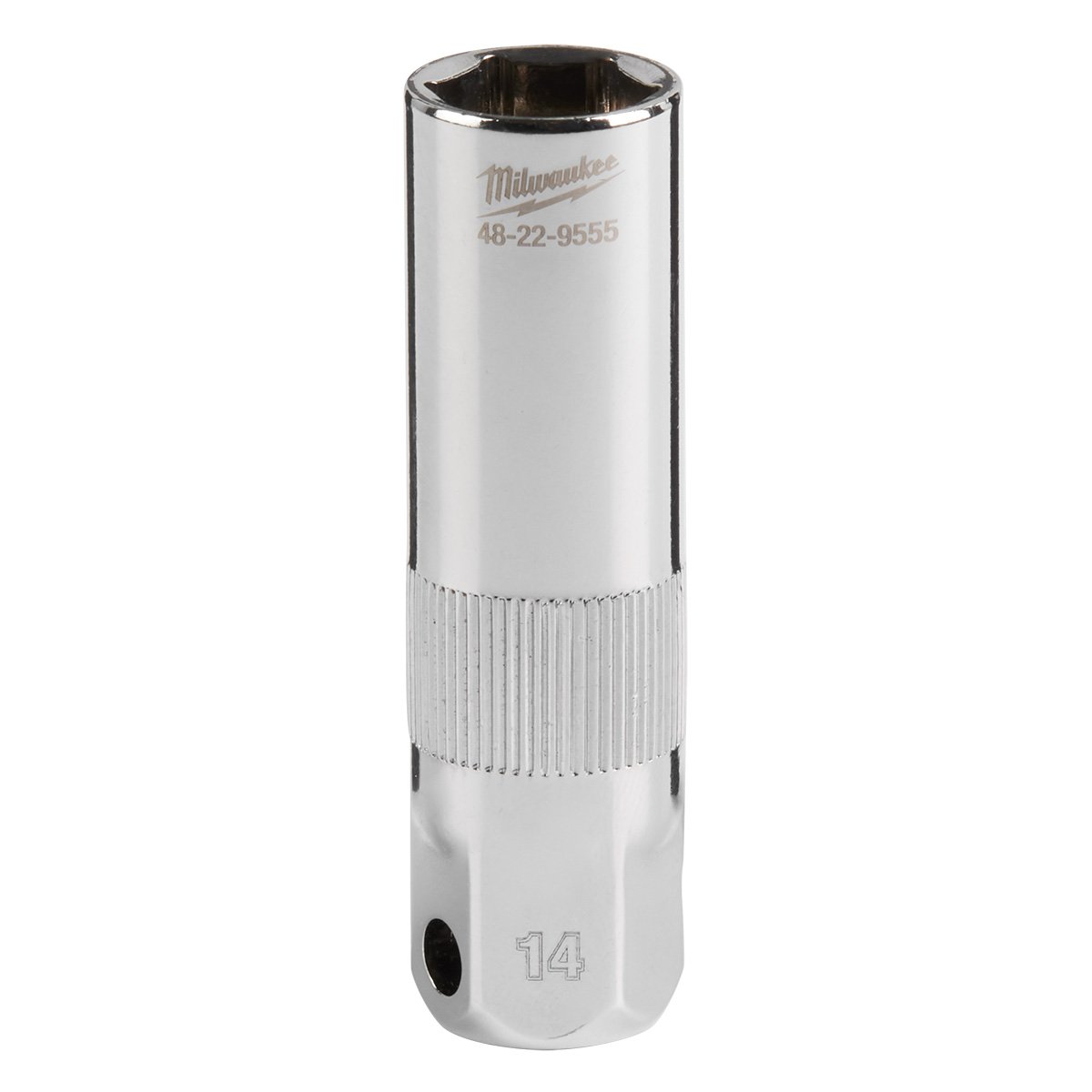 Milwaukee 48-22-9555 3/8" Drive 14MM Spark Plug Socket - product view
