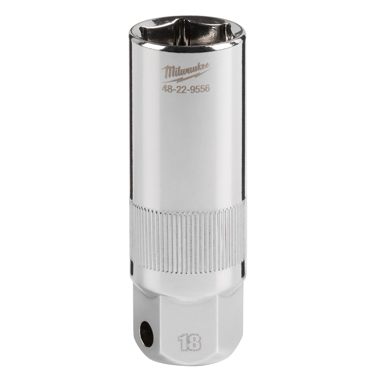 Milwaukee 48-22-9556 3/8" Drive 18MM Spark Plug Socket - product view