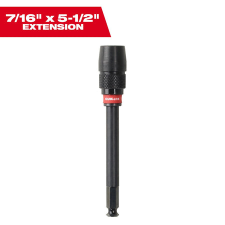 Milwaukee 48-28-1030 5-1/2" x 7/16" Universal QUIK-LOK™ Extension - feature callout