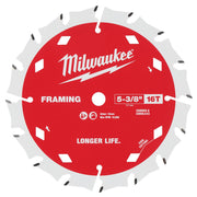 Milwaukee 48-40-0522 5-3/8 in. 16T Framing Circular Saw Blade - product view