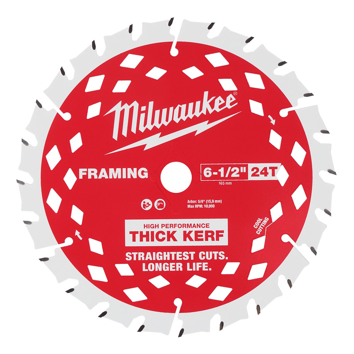 Milwaukee 48-40-0620 6-1/2 in. 24T Framing Circular Saw Blade - product view