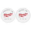 Milwaukee 48-40-1036 10 in. 40T + 60T Two Pack Circular Saw Blades - product view