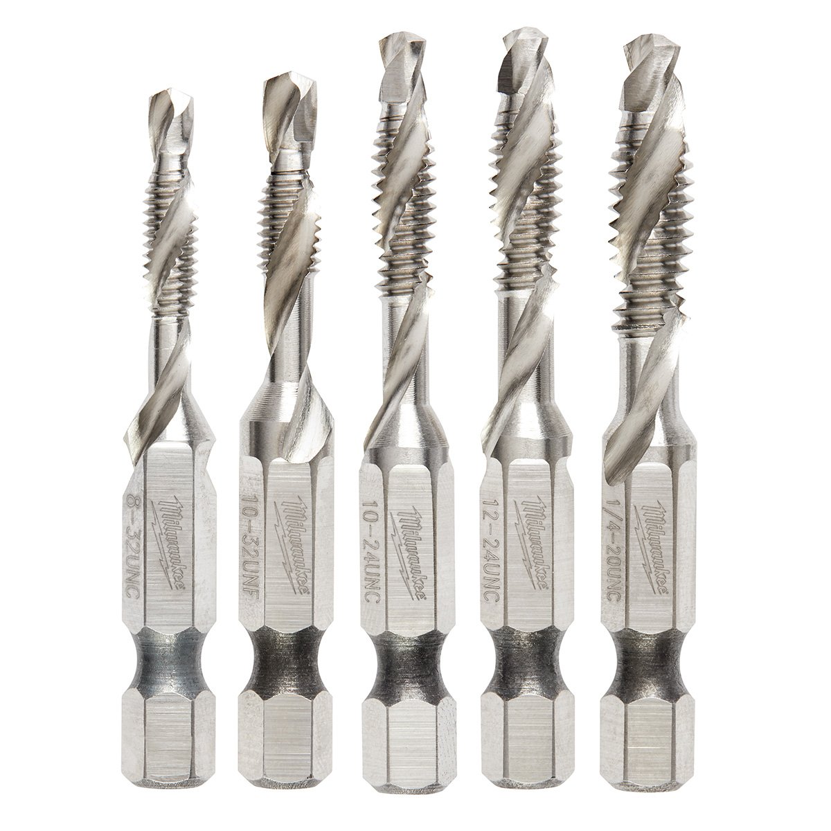 Milwaukee 48-89-4874 SHOCKWAVE™ 5 Pc. SAE Impact Drill Tap Set - product view