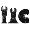 Milwaukee 49-10-9004 OPEN-LOK™ HCS Wood Multi-Tool Blade Variety Pack 3PC - product view