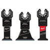 Milwaukee 49-10-9005 - OPEN-LOK™ Multi-Material-Multitool-Klingen-Vielfaltspackung, 3-teilig