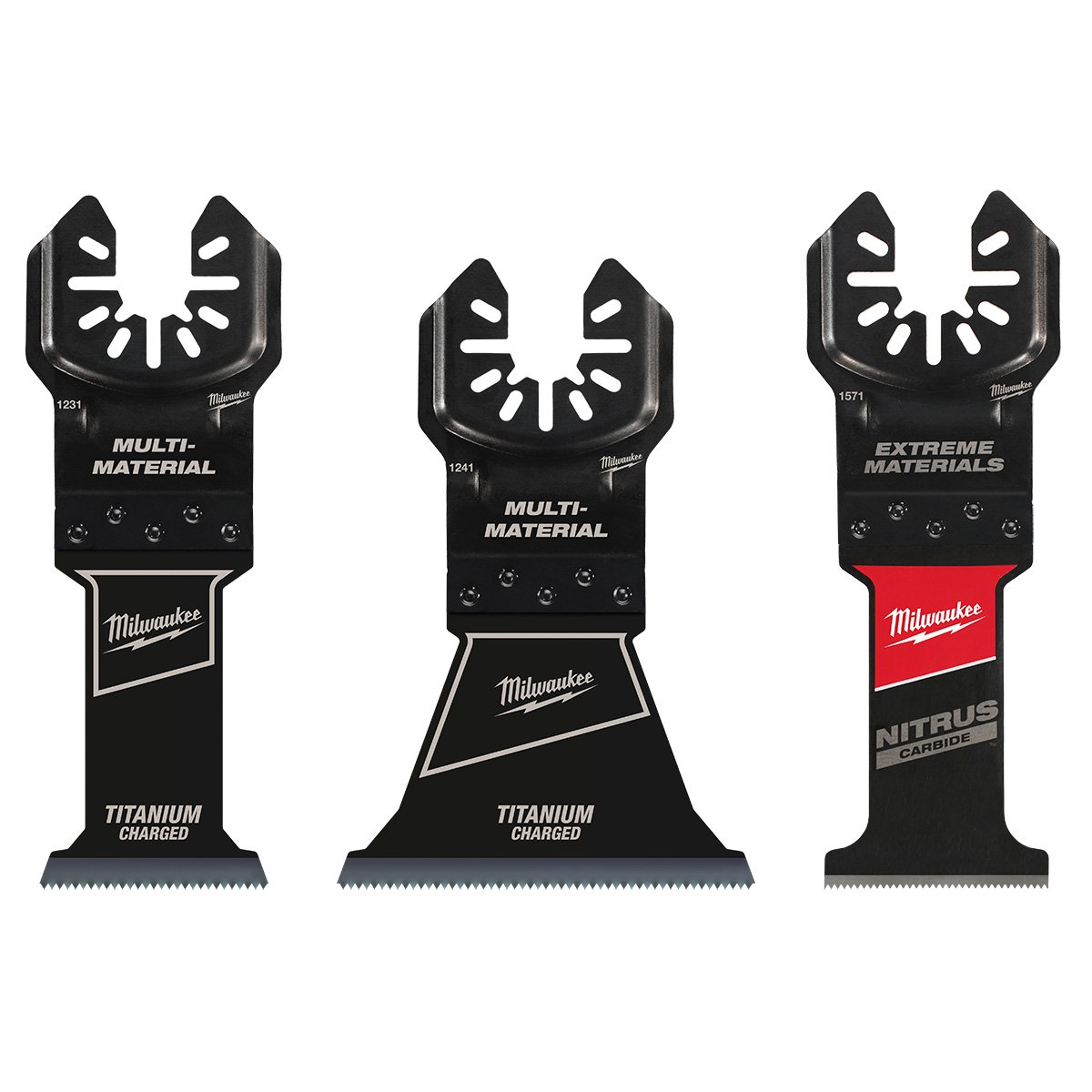 Milwaukee 49-10-9005 OPEN-LOK™ Multi-Material Multi-Tool Blade Variety Pack 3PC - product view