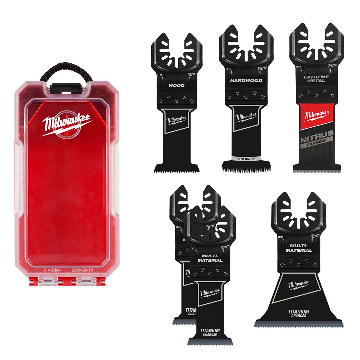 Milwaukee 49-10-9112 OPEN-LOK™ Multi-Tool Blade Variety Kit 6PC - product view