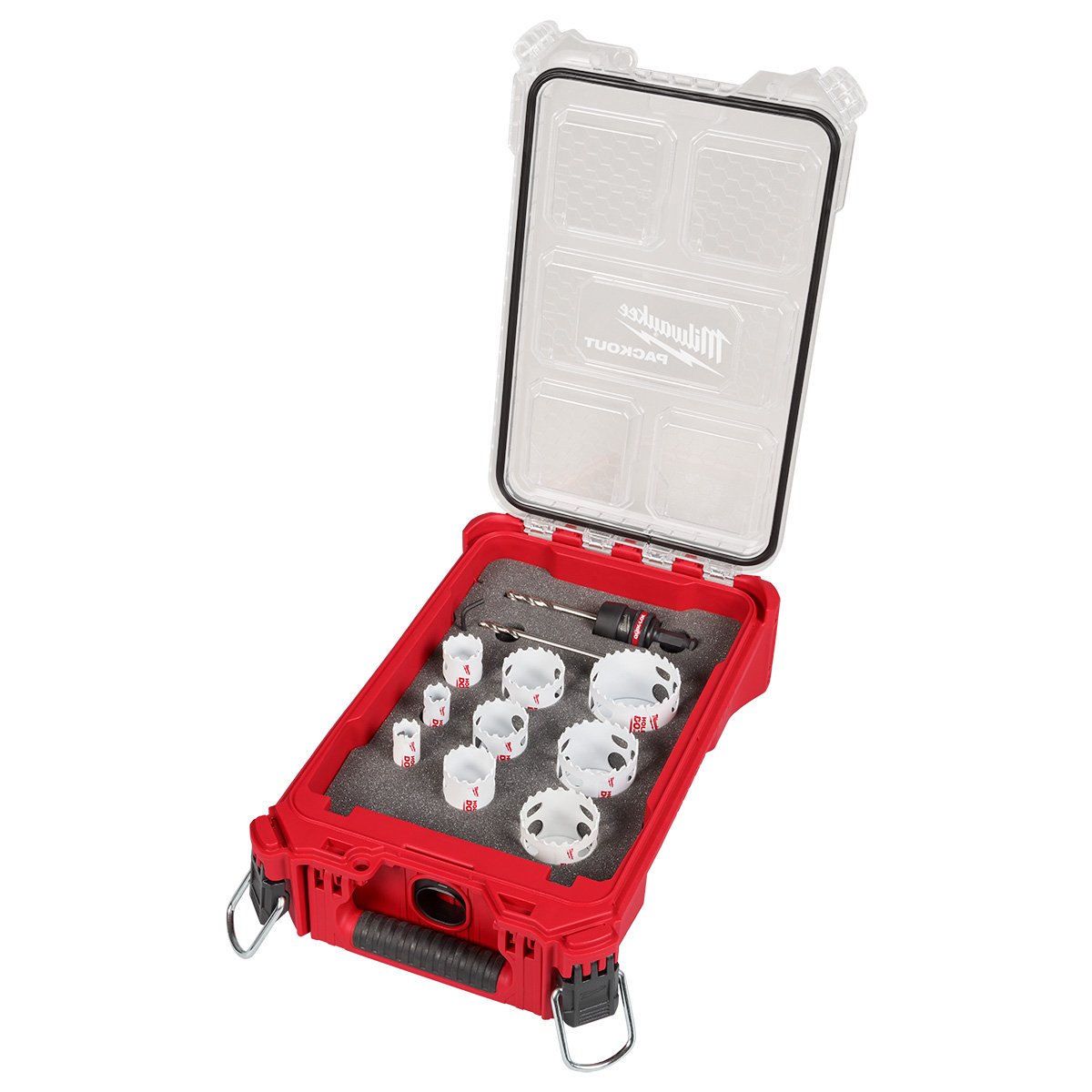Milwaukee 49-22-4702 12PC QUIK LOK™ HOLE DOZER™ Bi-Metal Kit with PACKOUT™ Compact Organizer - product view