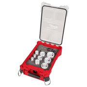 Milwaukee 49-22-4702 12PC QUIK LOK™ HOLE DOZER™ Bi-Metal Kit with PACKOUT™ Compact Organizer - product view