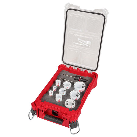 Milwaukee 49-22-4702 12PC QUIK LOK™ HOLE DOZER™ Bi-Metal Kit with PACKOUT™ Compact Organizer - product view
