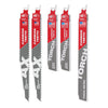 Milwaukee 49-22-5505 5pc Carbide Teeth SAWZALL® Blade Set - product view