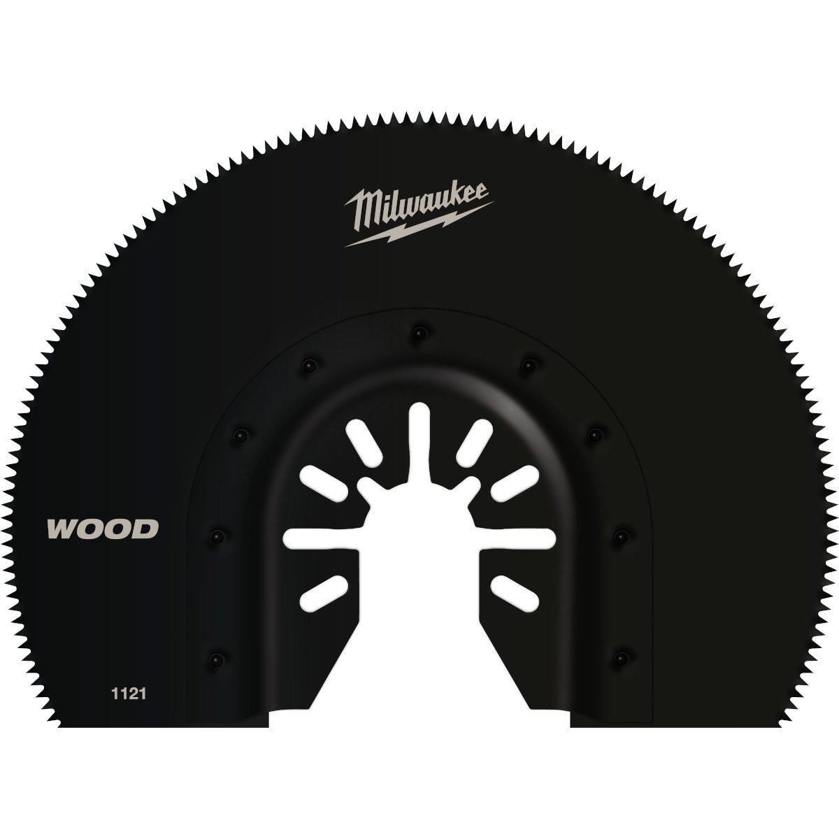 Milwaukee 49-25-1121 OPEN-LOK™ 3-1/2" HCS Wood Segmented Multi-Tool Blade - product view