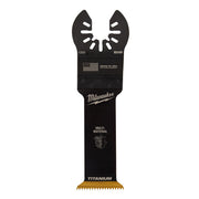 Milwaukee 49-25-1203 OPEN-LOK™ 1-1/4" TITANIUM CHARGED™ Bi-Metal Multi-Material Multi-Tool Blade - product view
