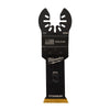 Milwaukee 49-25-1251 - OPEN-LOK™ 1-1/8" TITANIUM CHARGED™ Bi-Metal Thin Metal Multi-Tool Blade