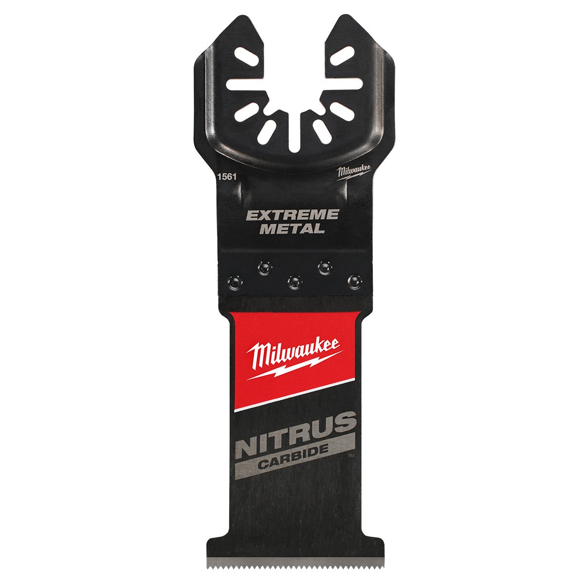Milwaukee 49-25-1561 NITRUS CARBIDE™ Extreme Metal Universal Fit OPEN-LOK™ Multi-Tool Blade 1PK - product view