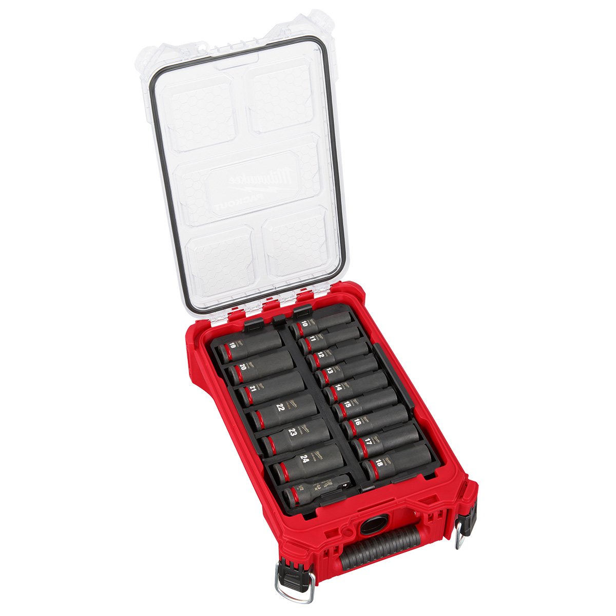Milwaukee 49-66-6803 SHOCKWAVE Impact Duty™ Socket 1/2” Dr 16PC MM PACKOUT™ Set - product view