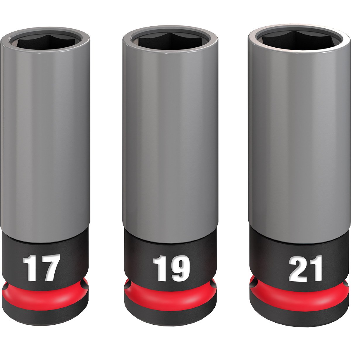 Milwaukee 49-66-7830 SHOCKWAVE Impact Duty™ 1/2 Drive Metric 3PC Lug Nut Wheel Socket Set - product view