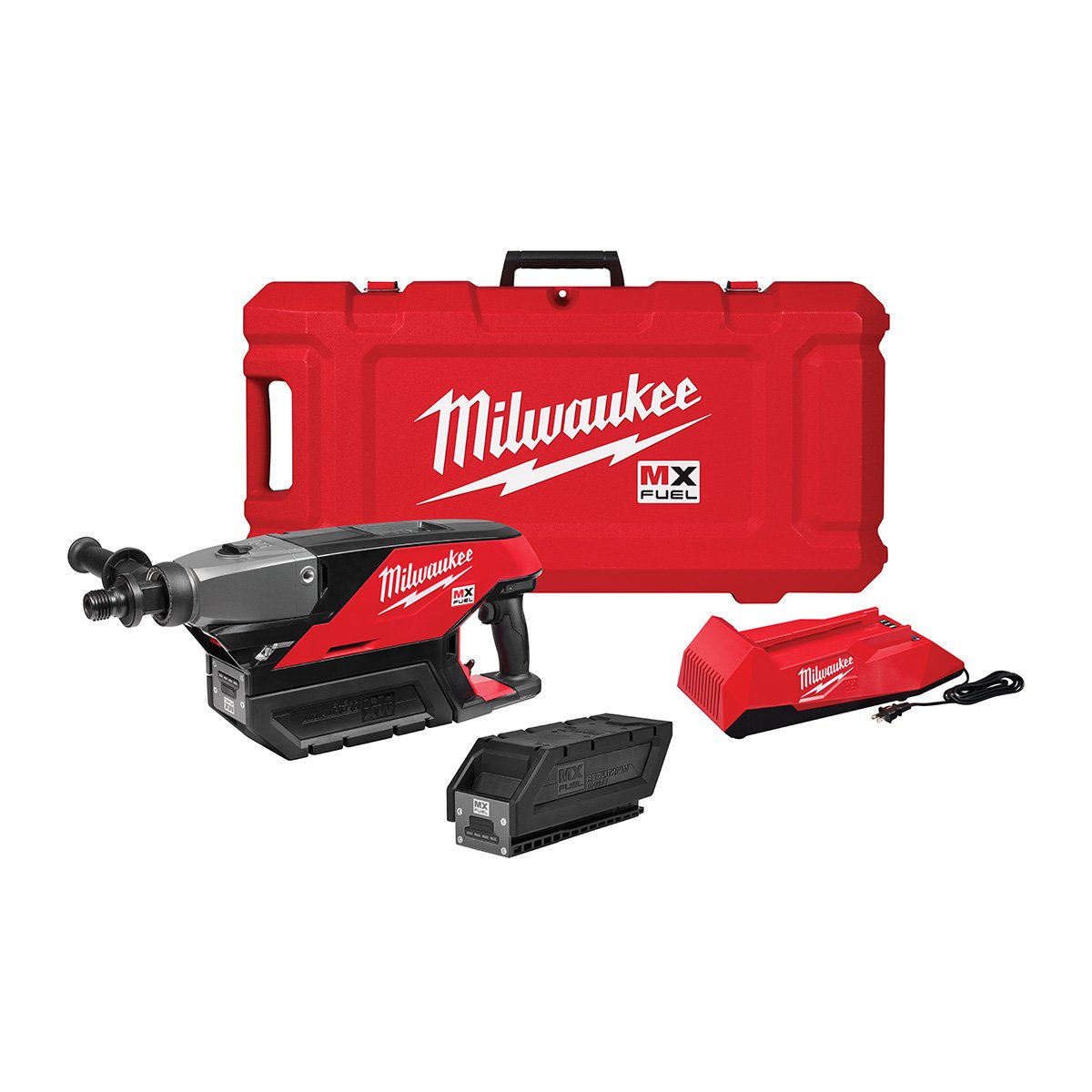 Milwaukee MXF301-2CP MX FUEL™ Handheld Core Drill Kit - kit contents