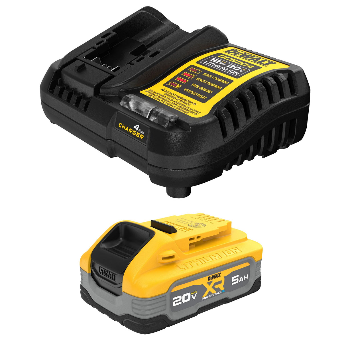 DEWALT DCBP520C POWERSTACK™ 20V MAX* 5Ah Battery Kit - product view