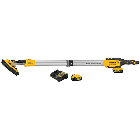 DEWALT DCE800P2 20V MAX Cordless Drywall Sander Kit Two 5amp - kit contents