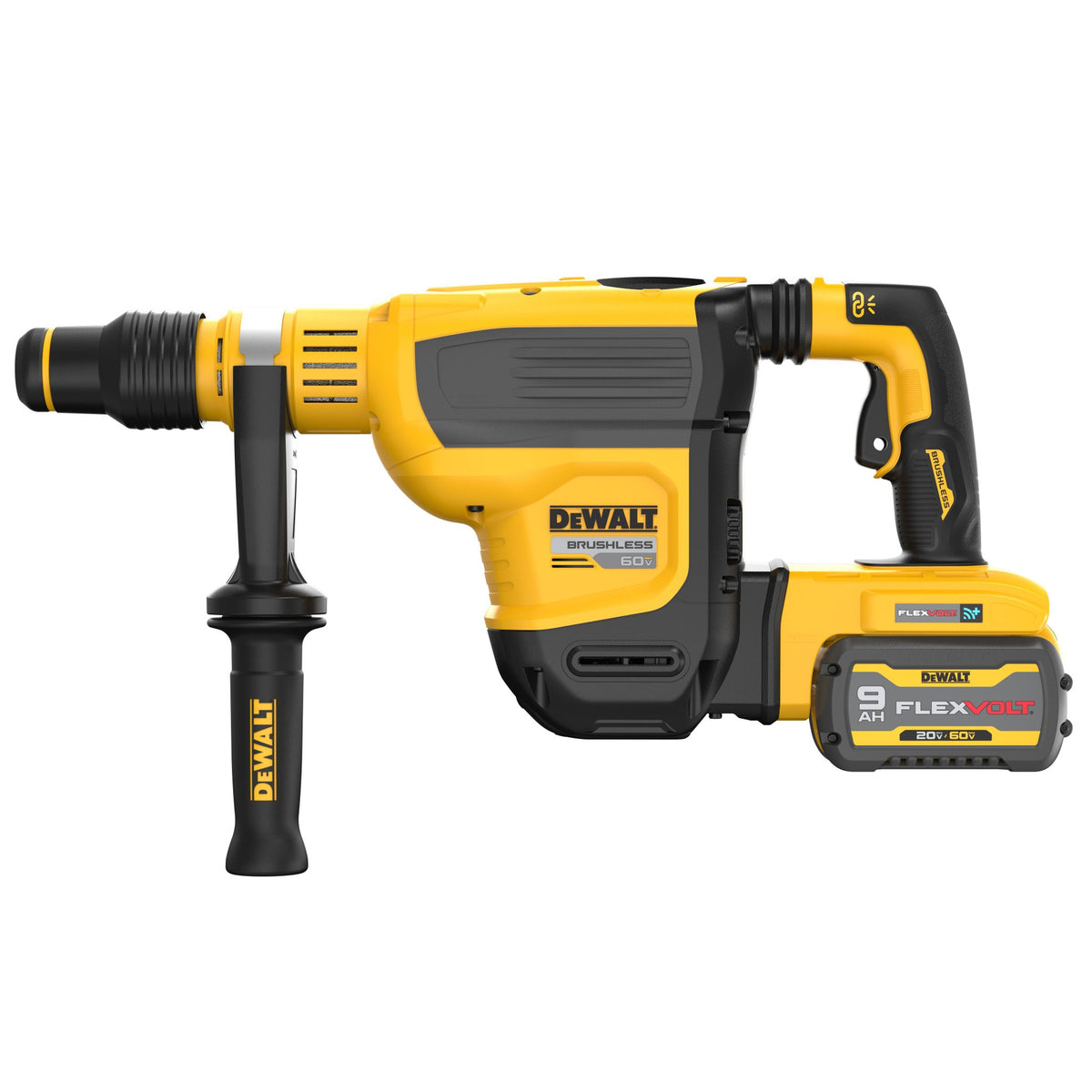 DEWALT DCH614X2 60V Max 1-3/4 In. Brushless Cordless SDS Max Combination Rotary Hammer Kit - product view