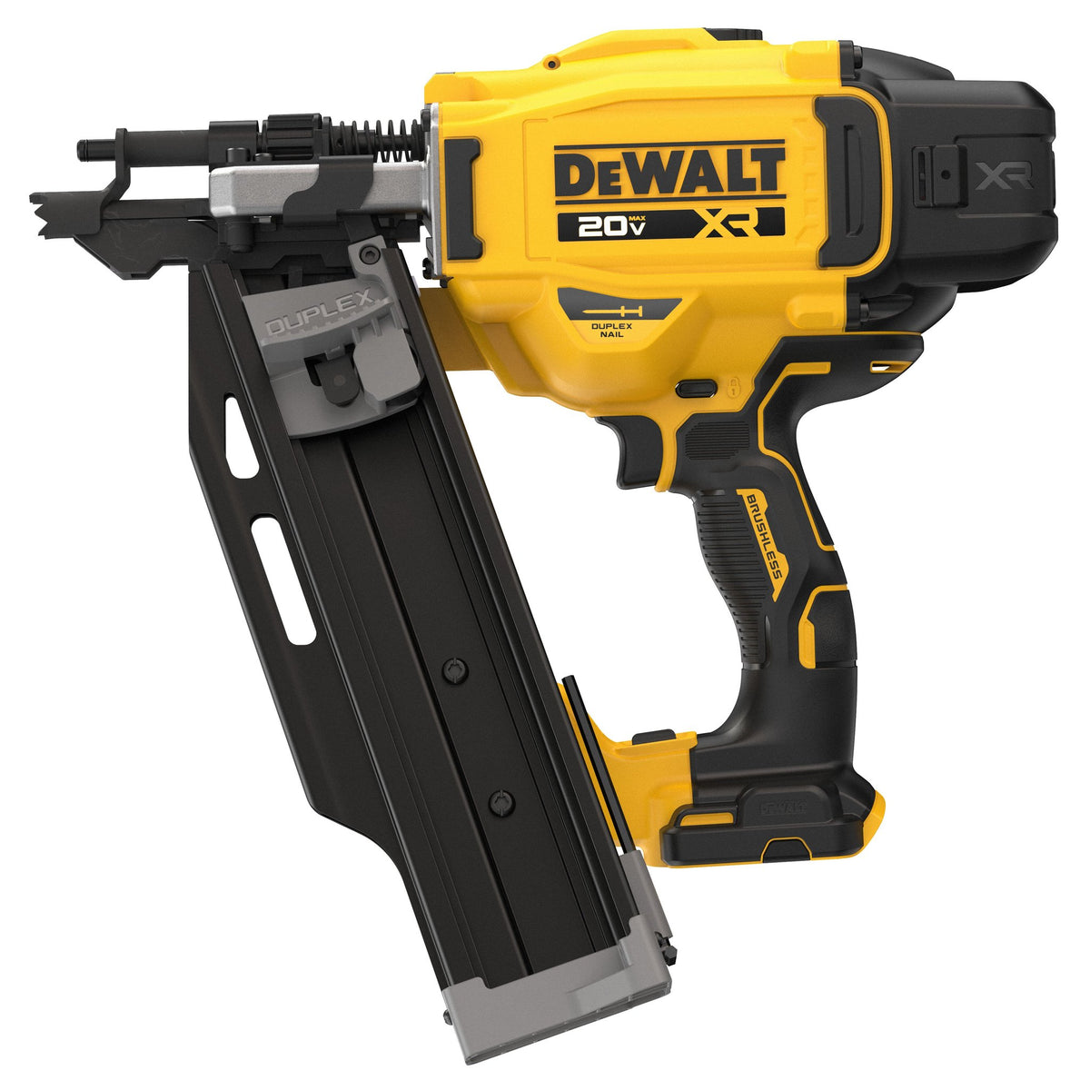 DEWALT DCN910B 20V MAX XR Brushless 21-Degree Plastic Collated Duplex Nailer - product view