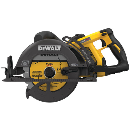 DEWALT DCS577X1 FLEXVOLT 60V MAX 7-1/4 IN. CORDLESS WORM DRIVE STYLE SAW (9.0A - product view