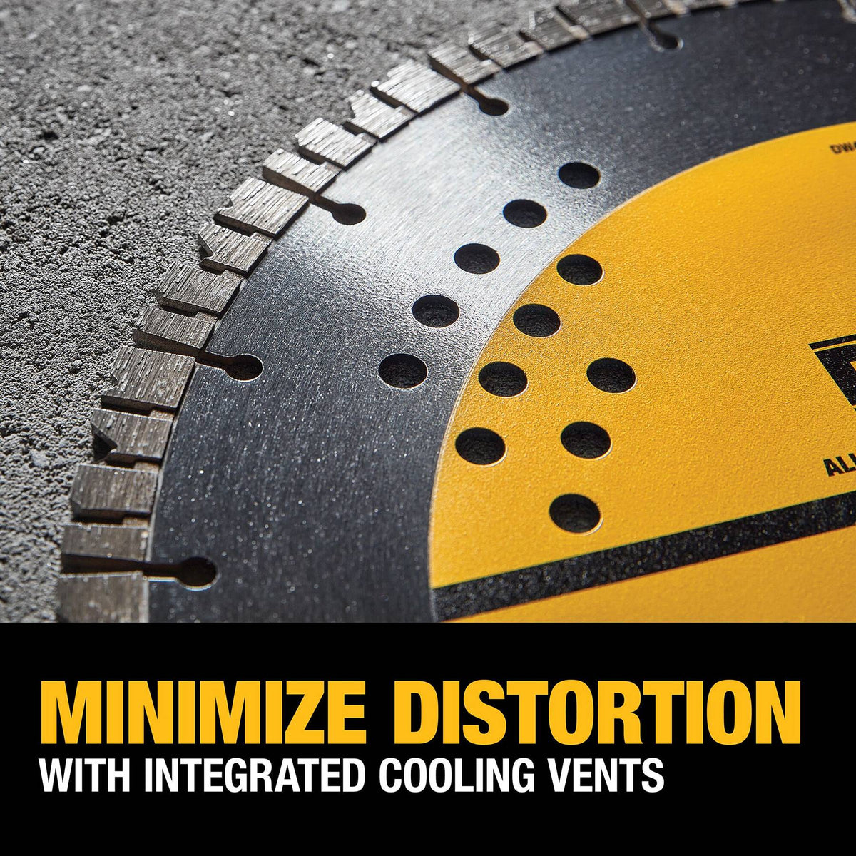 DEWALT DW4721T 12In Segmented Xp All Purpose - feature callout