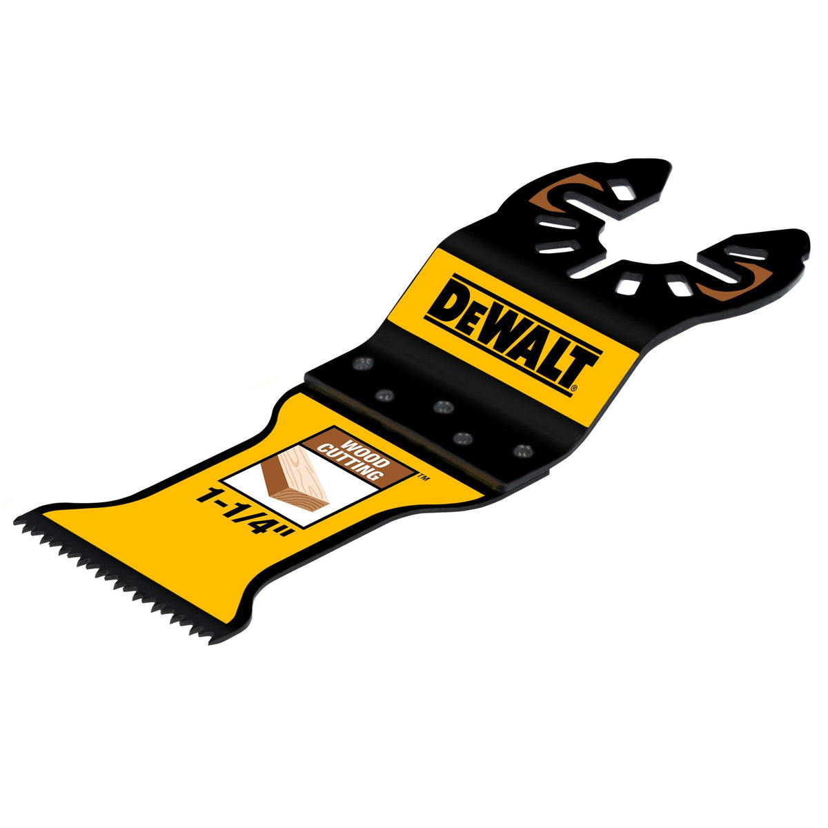 DEWALT DWA4206 1-1/4 In Titanium Oscillating Tool Blade For Fast Cutting (1 Pack) - product view