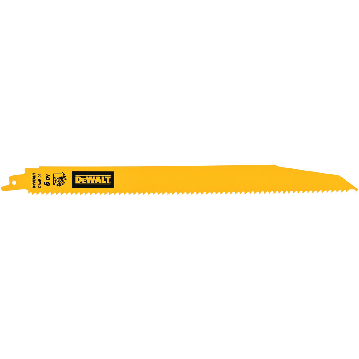 DEWALT DWAR106 12In 6Tpi 106 - 5Pk - product view