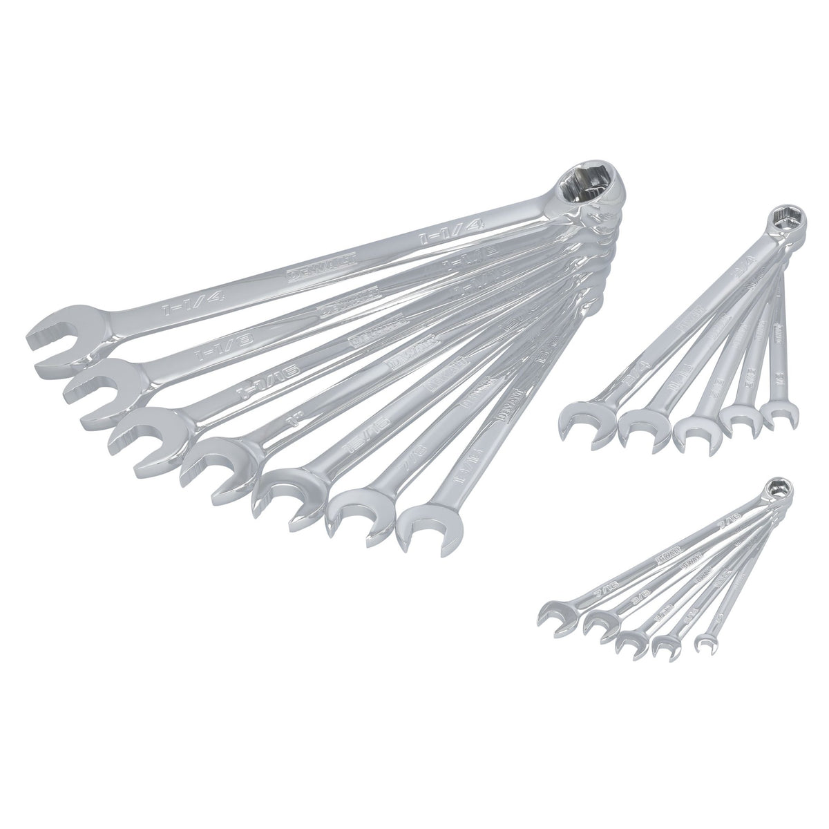 DEWALT DWMT45428 TOUGHSERIES 17-Piece SAE 6-Point Combination Wrench Set - product view
