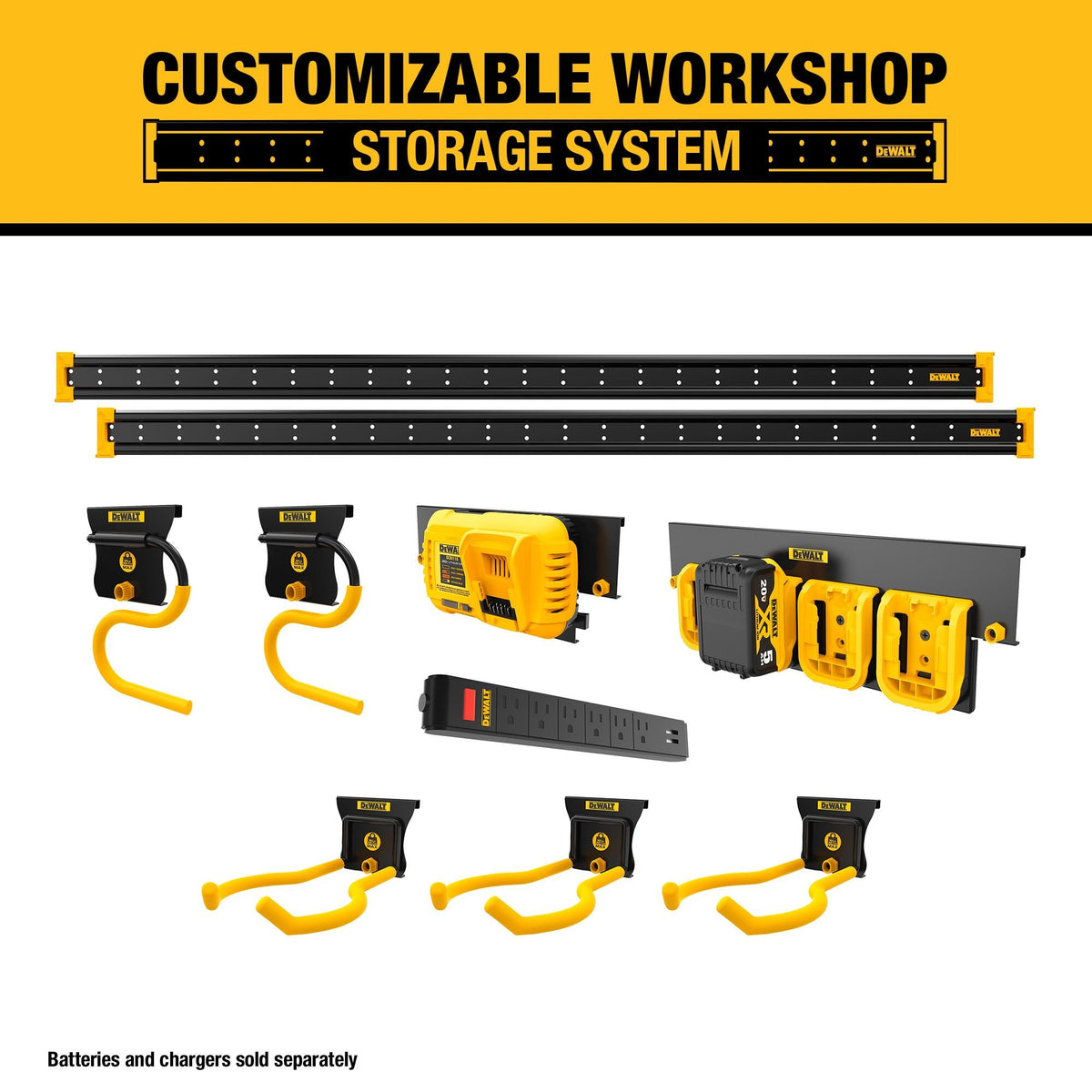 DEWALT DWST82826 Lawn & Garden Storage Kit - feature callout