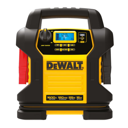DEWALT DXAEJ14-CA 1600 Peak Amp Jump Starter with Digital Compressor and USB Power Bank - product view