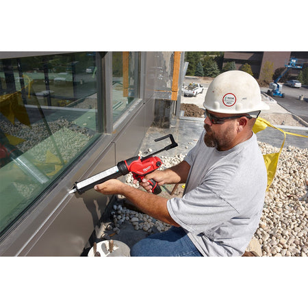 Milwaukee 2441-20 M12™ 10 oz Caulk Gun - in use