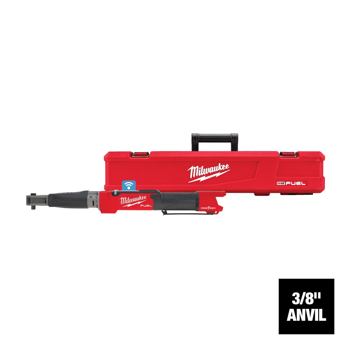 Milwaukee 2465-20 M12 FUEL™ 3/8 in. Digital Torque Wrench with ONE-KEY™ - feature callout