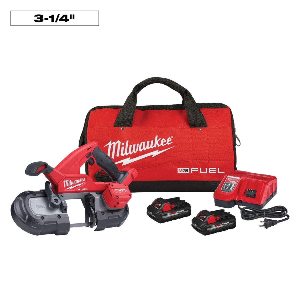Milwaukee 2829-22 M18 FUEL™ Compact Band Saw Kit - feature callout