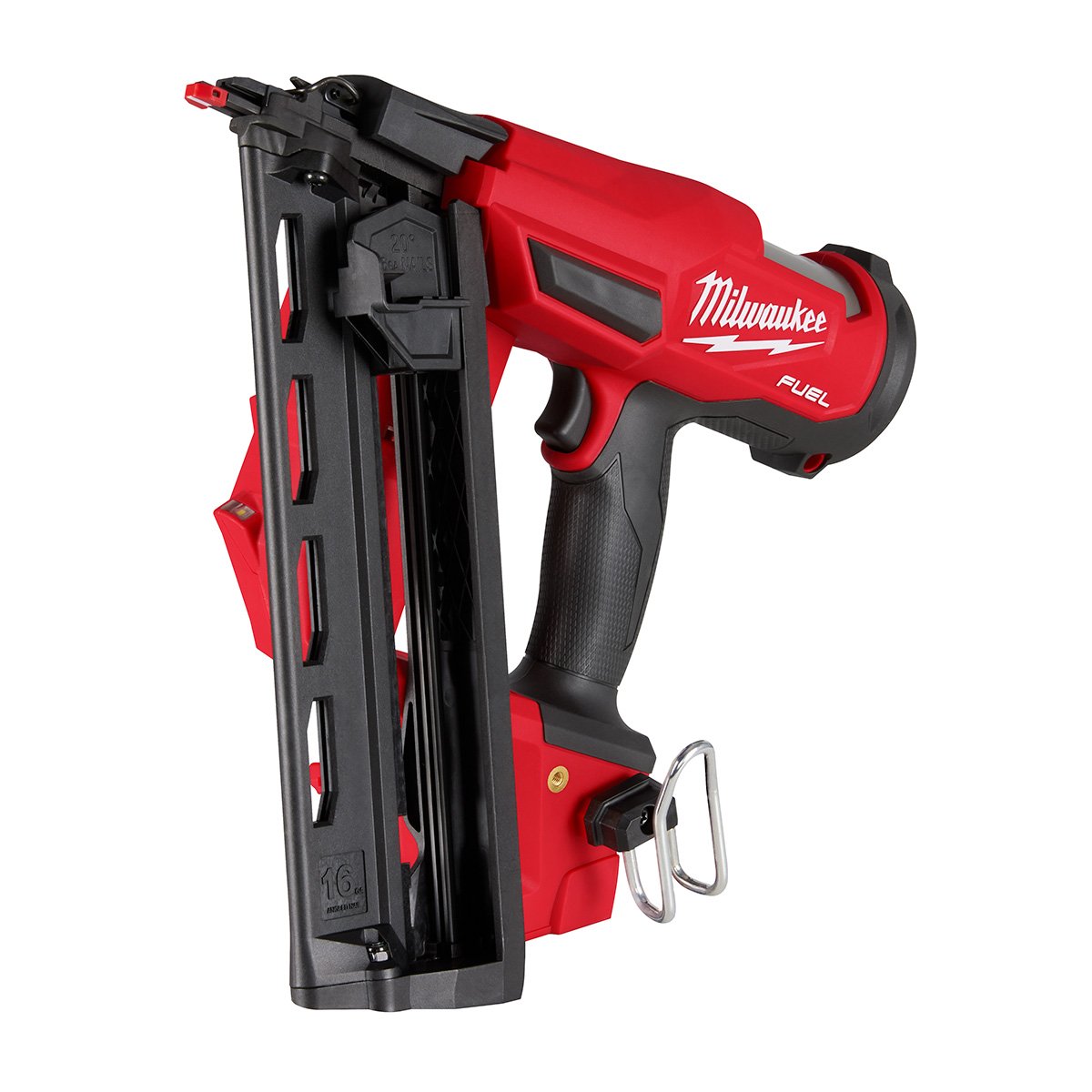Milwaukee 2841-20 M18 FUEL™ 16 Gauge Angled Finish Nailer - product view