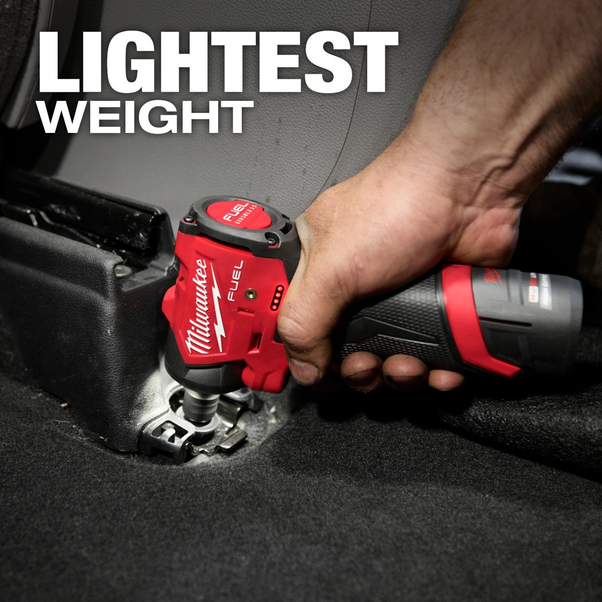 Milwaukee 3048-20 M12 FUEL™ 1/4" Subcompact Impact Wrench w/ Friction Ring - feature callout